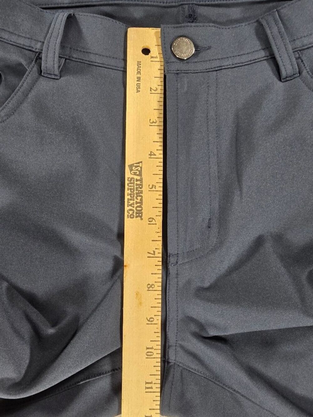 Dunning Golf Pants Performance Stretch 5 Pocket Chino Dark Blue Mens 34X28 - Picture 10 of 11